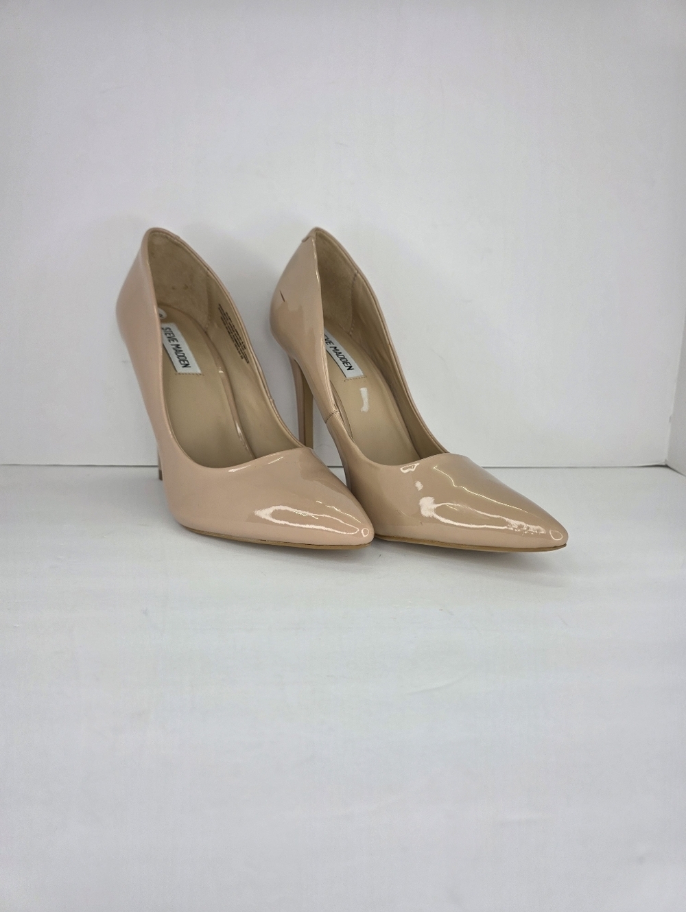 Steve Madden Women’s Klory Stiletto Camel Patent Leather Style Pumps Size 9.5M - Picture 7 of 16